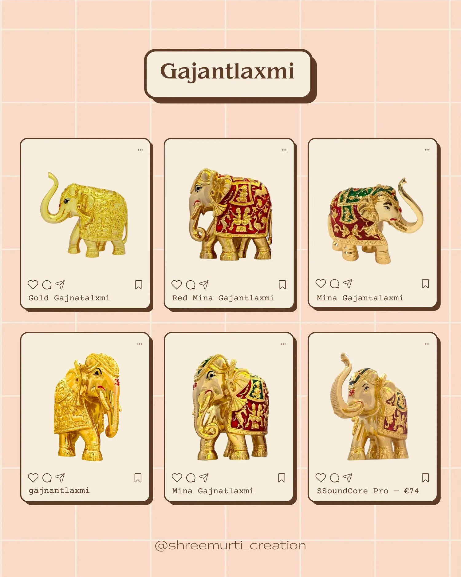 Gajantlaxmi Collection - Shreemurti Creation 